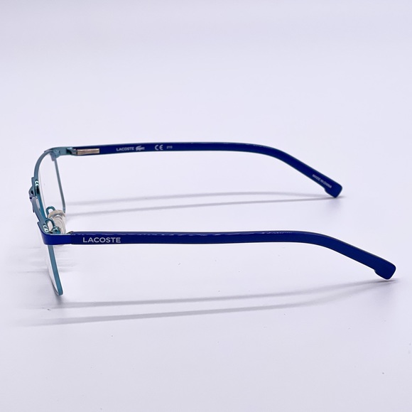 NEW LACOSTE KID’S EYEGLASSES L3106 424 BLUE KID’S EYEWEAR LACOSTE - Picture 3 of 9